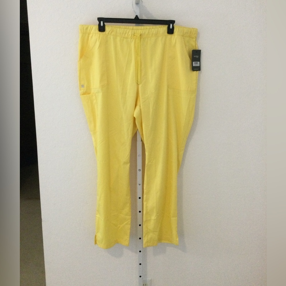 Matrix by Maeven semi jogger scrub trousers sunshine yellow Woman’s 3X - Picture 10 of 13